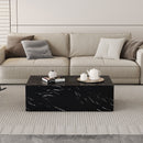 Modern Coffee Table With Light Wood Texture Pattern