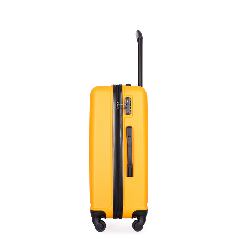3 Piece Luggage Sets Lightweight Suitcase With Two Hooks, Spinner Wheels, Tsa Lock