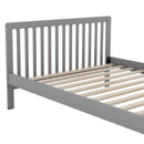 Convertible Crib/Full Size Bed with Changing Table, Gray