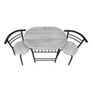 3 Pieces Dining Table Set, Small, Contemporary & Modern