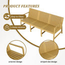 1 Piece Indoor / Outdoor 3 Seater Sofa, UV-Resistant, Waterproof And Durable