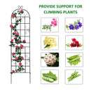Metal Garden Rustproof Trellis For Climbing Plants Outdoor Flower Support