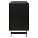 Aminah - 3 Door Wood Accent Cabinet - Natural And Black