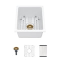 Quartz Composite Undermount Single Bowl Kitchen Sink