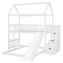 House Bunk Bed With Slide