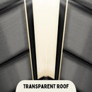 Resin Plastic Storage Shed For Backyard Garden With Spire Tool Storage