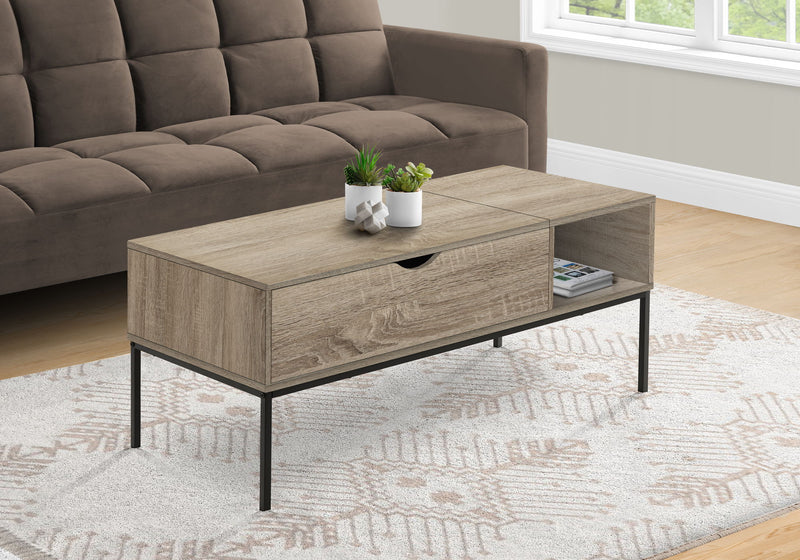 Table, Rectangular, Cocktail, Functional Lift-Top, Contemporary & Modern