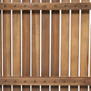 Outdoor Dining Table With Slatted Top, Ideal For Patio