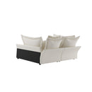 Modern Comfy Upholstered Sofa Cloud Couch, Deep Seat Couches With Multiple Large Soft Pillows
