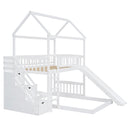 House Bunk Bed With Slide