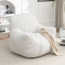 Comfy Bean Bag Chair With Filler, Fluffy And Cozy Seating
