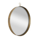 Round Mirror, Circle Mirror With Iron Frame For Living Room Bedroom Vanity Entryway, Hallway