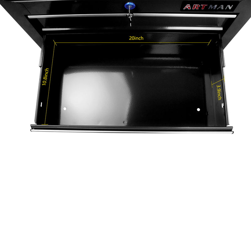 Multifunctional Tool Cart With Wheels And Drawers