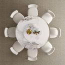 Dining Table Set With Wooden Base