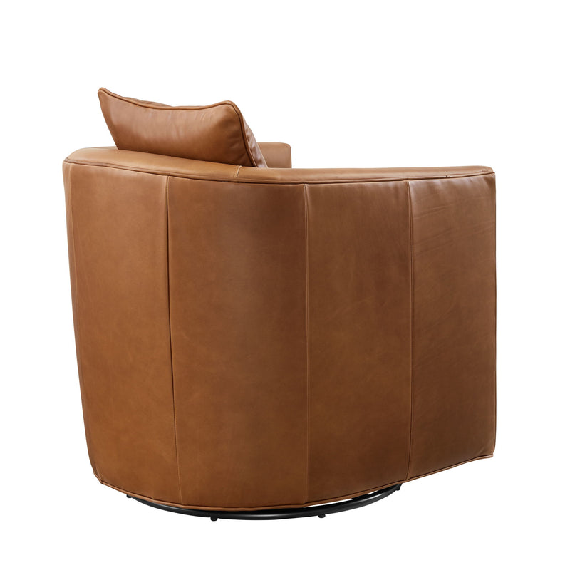 Jasmine - Swivel Accent Chair - Brown