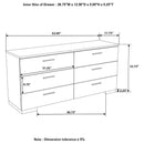 Felicity - 6-Drawer Dresser