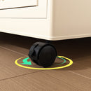 Portable Wardrobe Closet Storage Organizer With 9 Magnetic Doors - Cream White