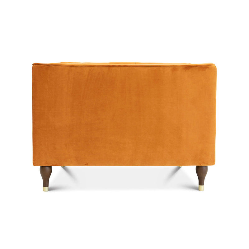 Evelyn - Modern Tufted Back Velvet Lounge Chair