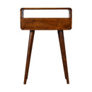 Mini Console Table - Chestnut