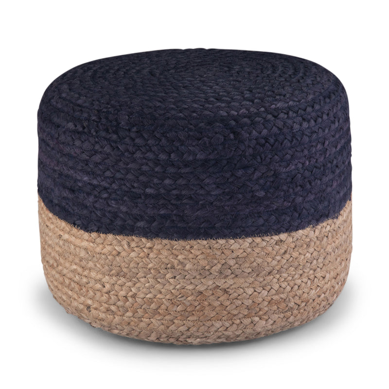 Lydia - Handcrafted Round Pouf