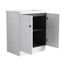 Contemporary Freestanding Bathroom Vanity With Resin Sink & Soft-Close Cabinet Doors