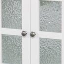 Bathroom Vanity With Ceramic Sink, Adjustable & Open Shelf