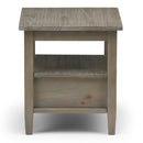 Warm Shaker - End Table - Distressed Gray