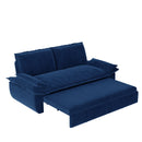 Queen Pull Out 3 In 1 Convertible Sleeper Sofa, Multi-Functional