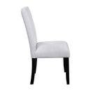 5 Piece Round Dining Table Set, Modern Dining Table And 4 Upholstered Chairs For Dining Room