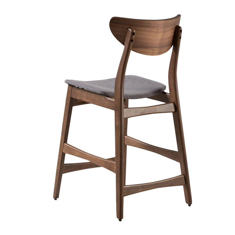 Elegant Counter Height Chair With Cushioned Seat