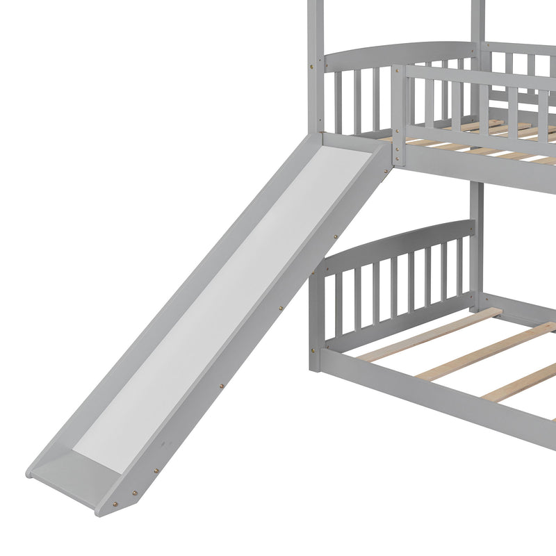 Bunk Bed With Slide, House Bed With Slide