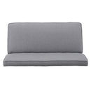 Contemporary Loveseat With Upholstered Fabric And Birch Wood Legs