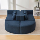 Boneless - Couch Modular Sectional Sofa With Deep Seating And Curved Design