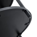 Diameter - Modern Splicing Circular Dining Table Double Layer Storage - Wood / Black