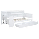 Daybed With 3 Drawers USB Ports And Desk