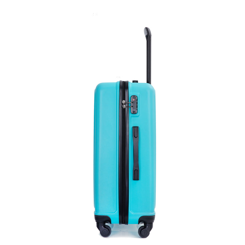 3 Piece Luggage Sets Lightweight Suitcase With Two Hooks, Spinner Wheels, Tsa Lock