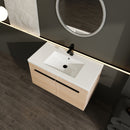 Bathroom Vanity Set With Resin Countertop Sink, 2 Doors
