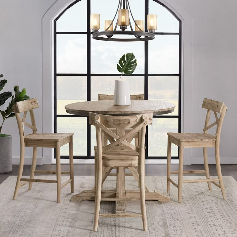 Callista 5pc Counter Dining Set - Round (SHOWROOM MODEL)
