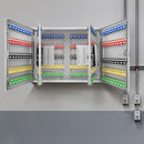 400 Keys Adjustable Key Lock Box With Digital Lock - Gray