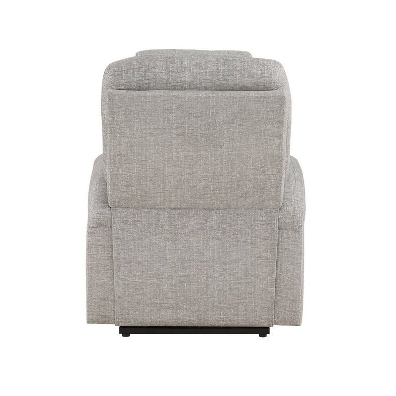 Seat Construction: Pocket Coil Tight Seat & Back Cushion Power Lift 2 Cup Holders Included Cushion Thickness: 6"