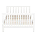 Convertible Crib/Full Size Bed with Changing Table, White