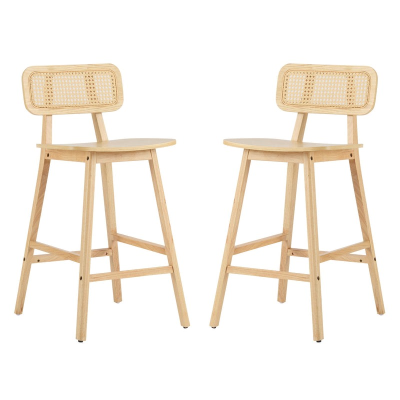 Bari - Indoor Wood Barstool (Set of 2)