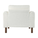 Oversized Accent Chair With Curved Armrests