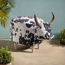 Cow Shaped Ottoman Footstool