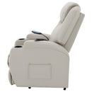 Sanger - Upholstered Power Lift Massage Recliner