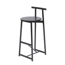 Modern Bar Stools With Backrest For Kitchen (Set of 3)