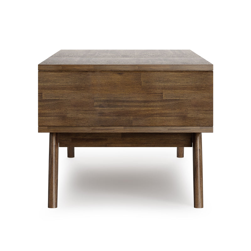 Clarkson - Lift Top Coffee Table - Rustic Natural Aged Brown