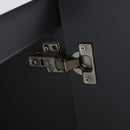 Contemporary Wall Mounted Bathroom Vanity With Resin Double Sink