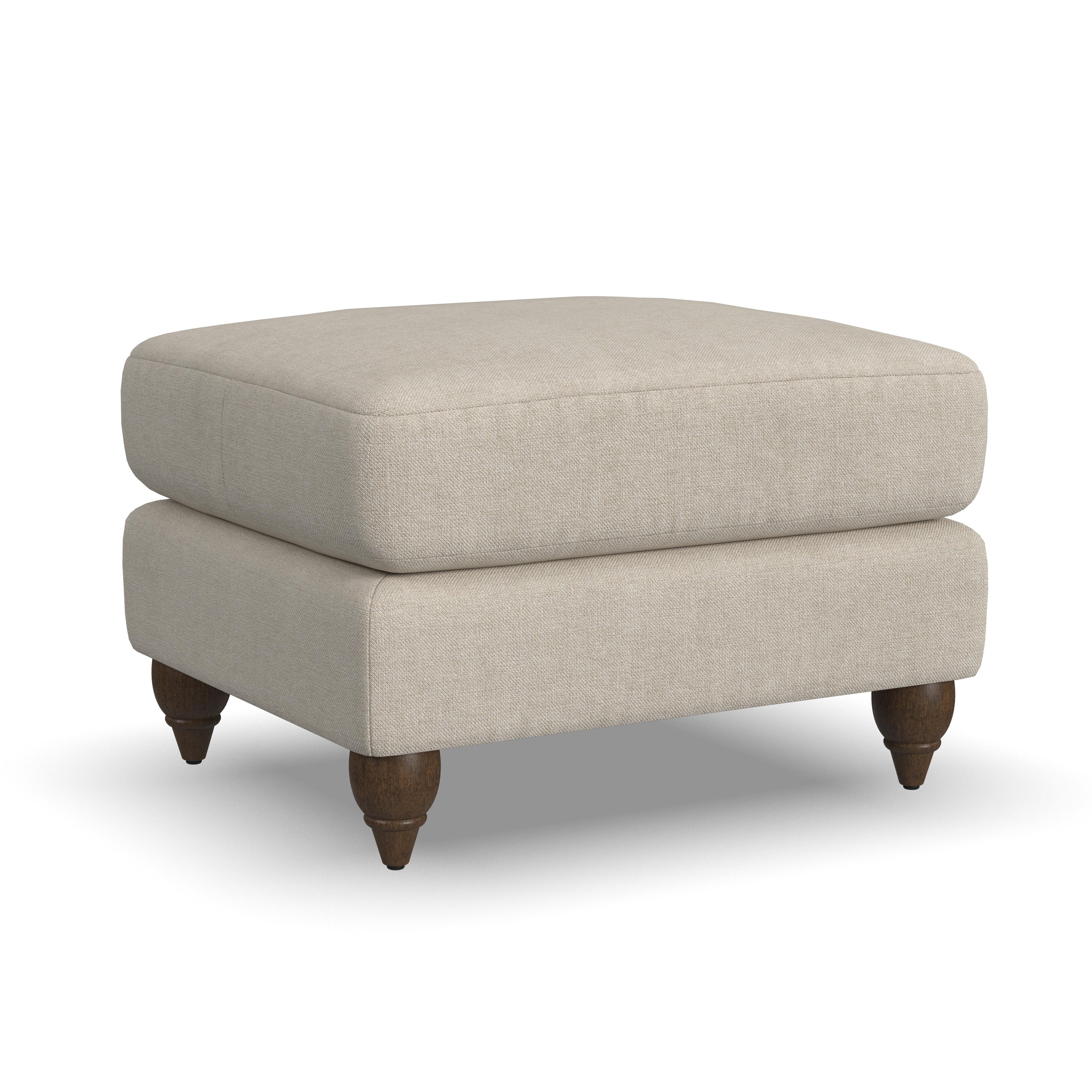Stella - Ottoman - Light Gray - Atlantic Fine Furniture Inc