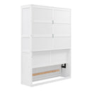 Murphy Wall Bed With Shelves, Space Saving